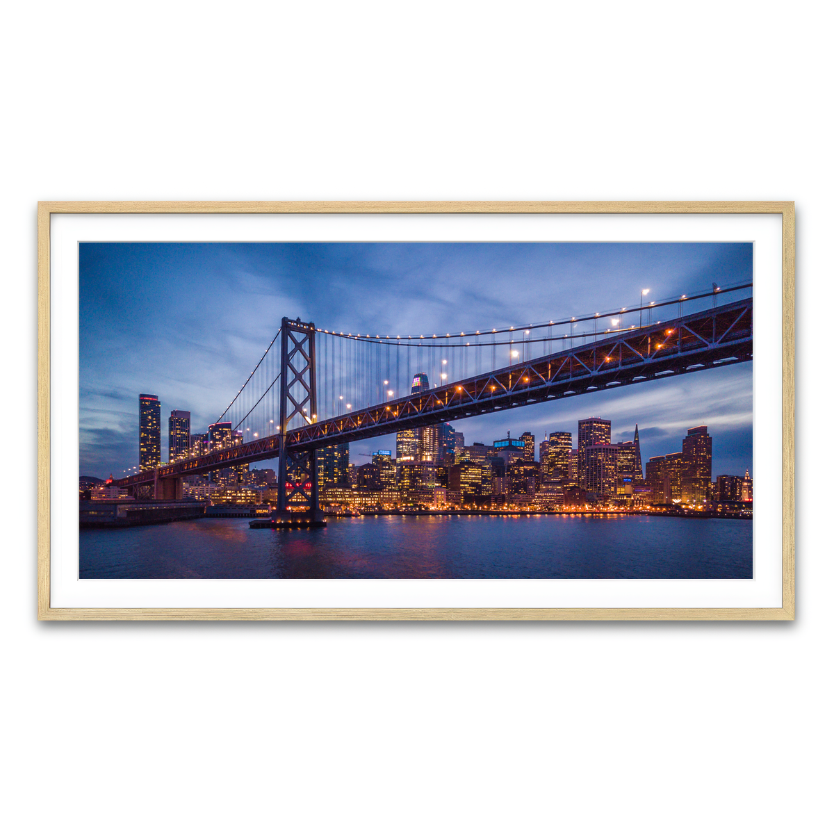 Golden Gate at Night Wall Art