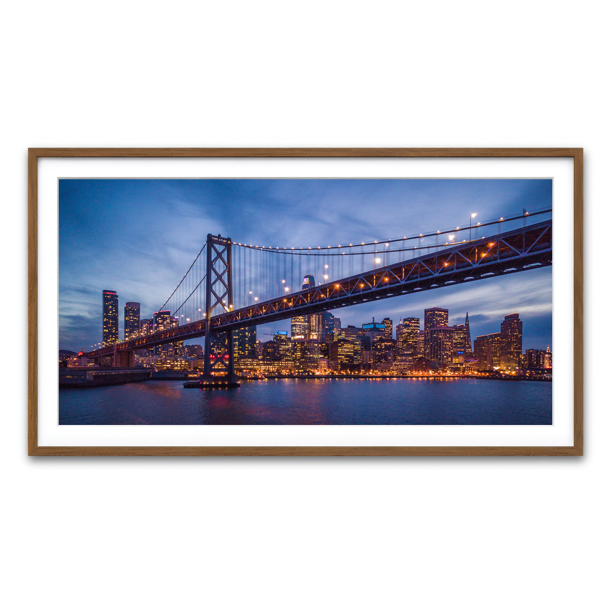 Golden Gate at Night Wall Art