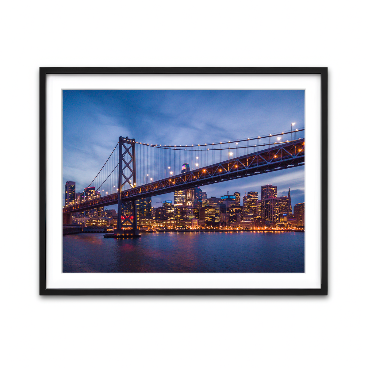Golden Gate at Night Wall Art