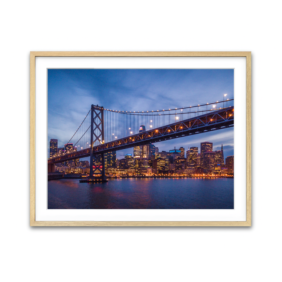 Golden Gate at Night Wall Art