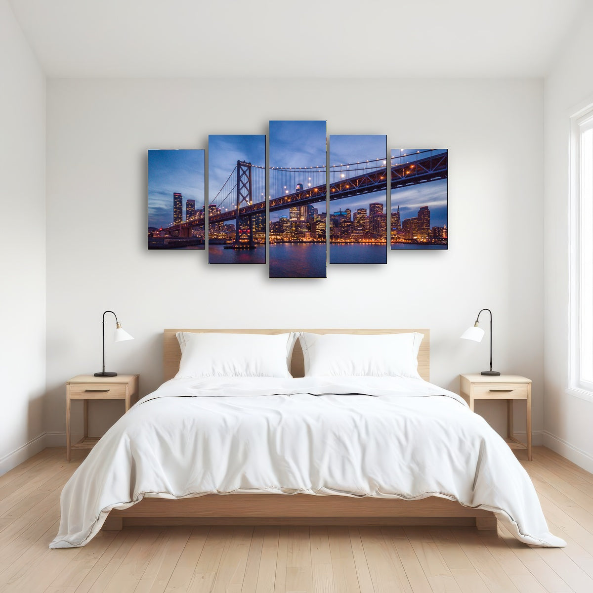 Golden Gate at Night Wall Art