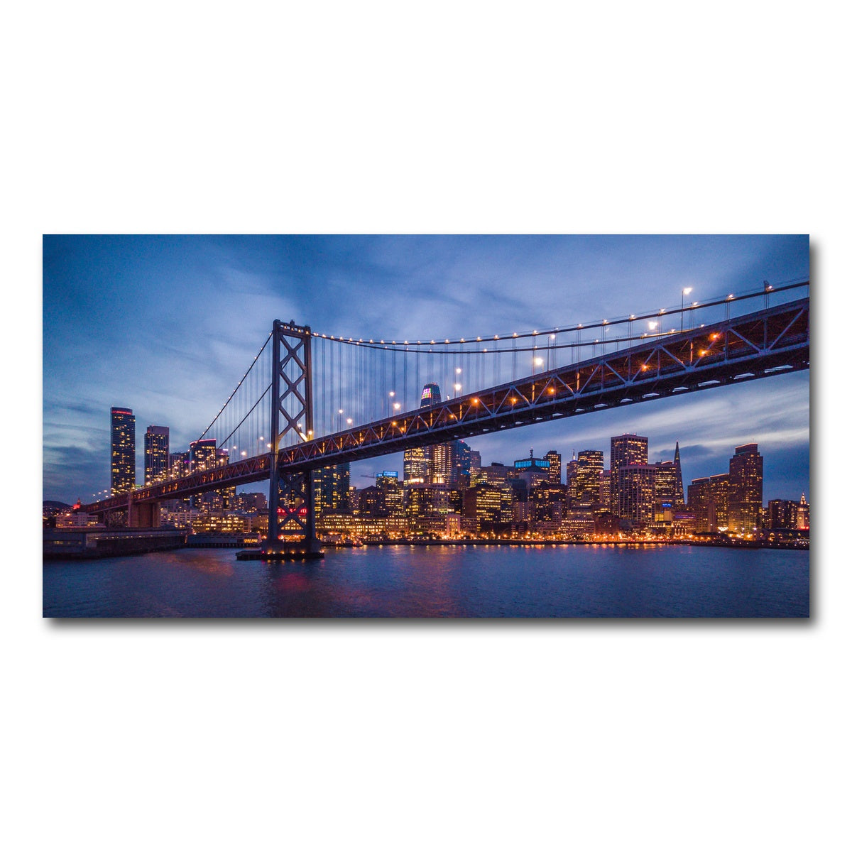 Golden Gate at Night Wall Art