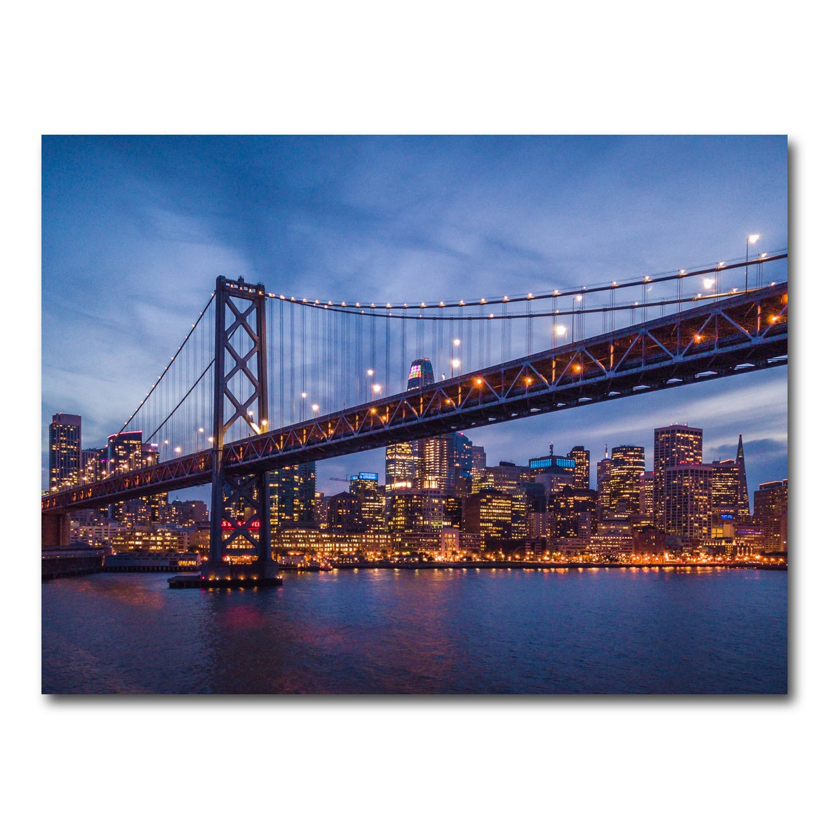 Golden Gate at Night Wall Art