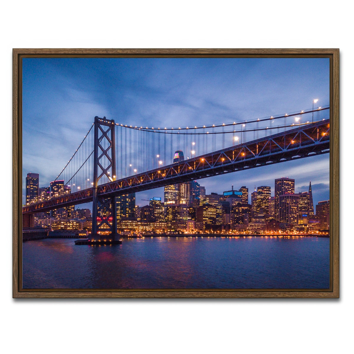 Golden Gate at Night Wall Art