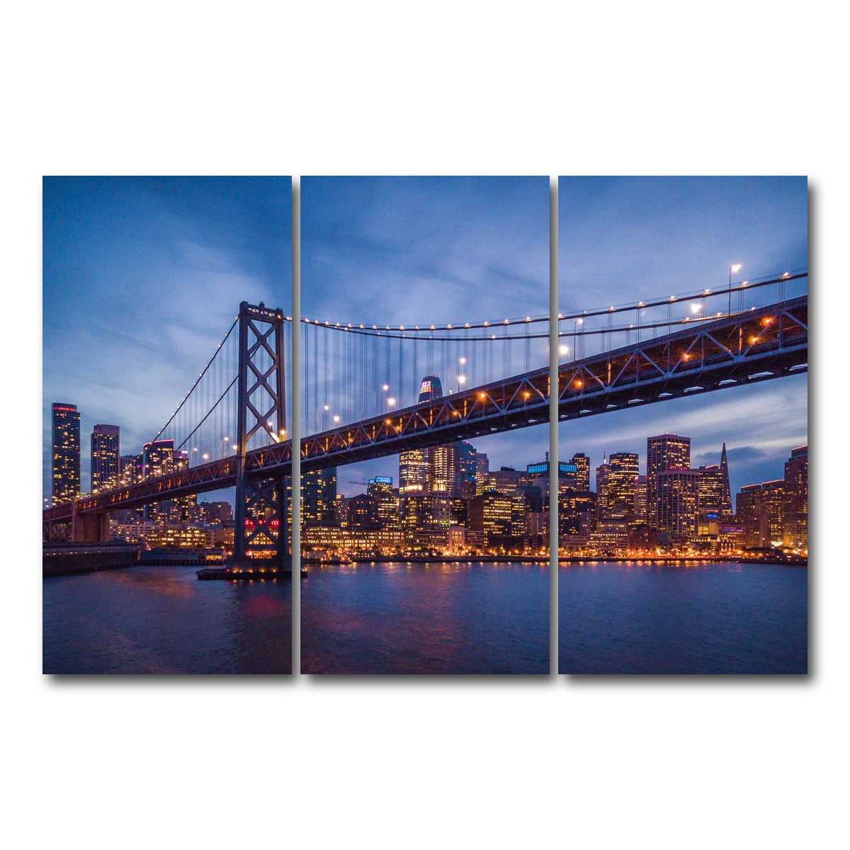 Golden Gate at Night Wall Art