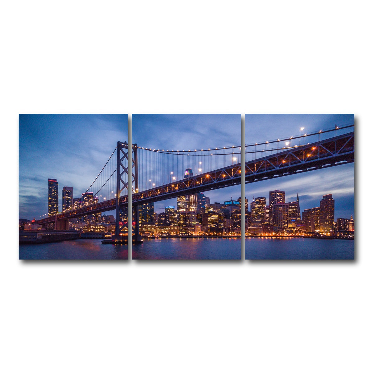 Golden Gate at Night Wall Art