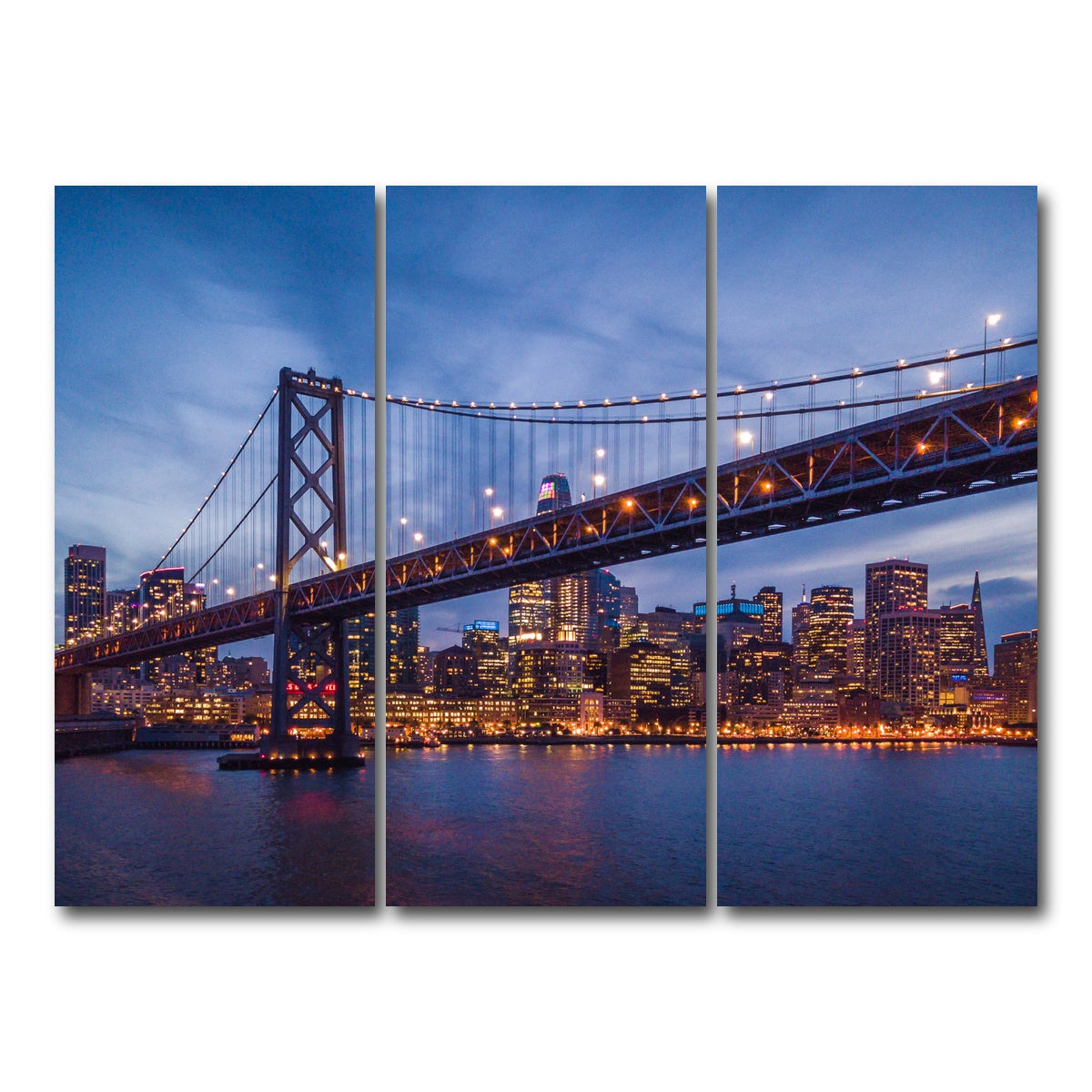Golden Gate at Night Wall Art