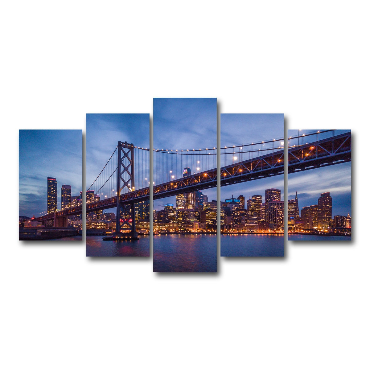 Golden Gate at Night Wall Art