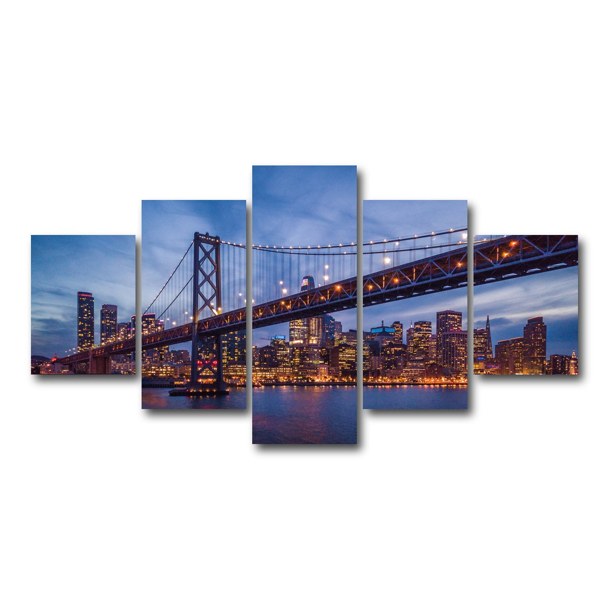 Golden Gate at Night Wall Art