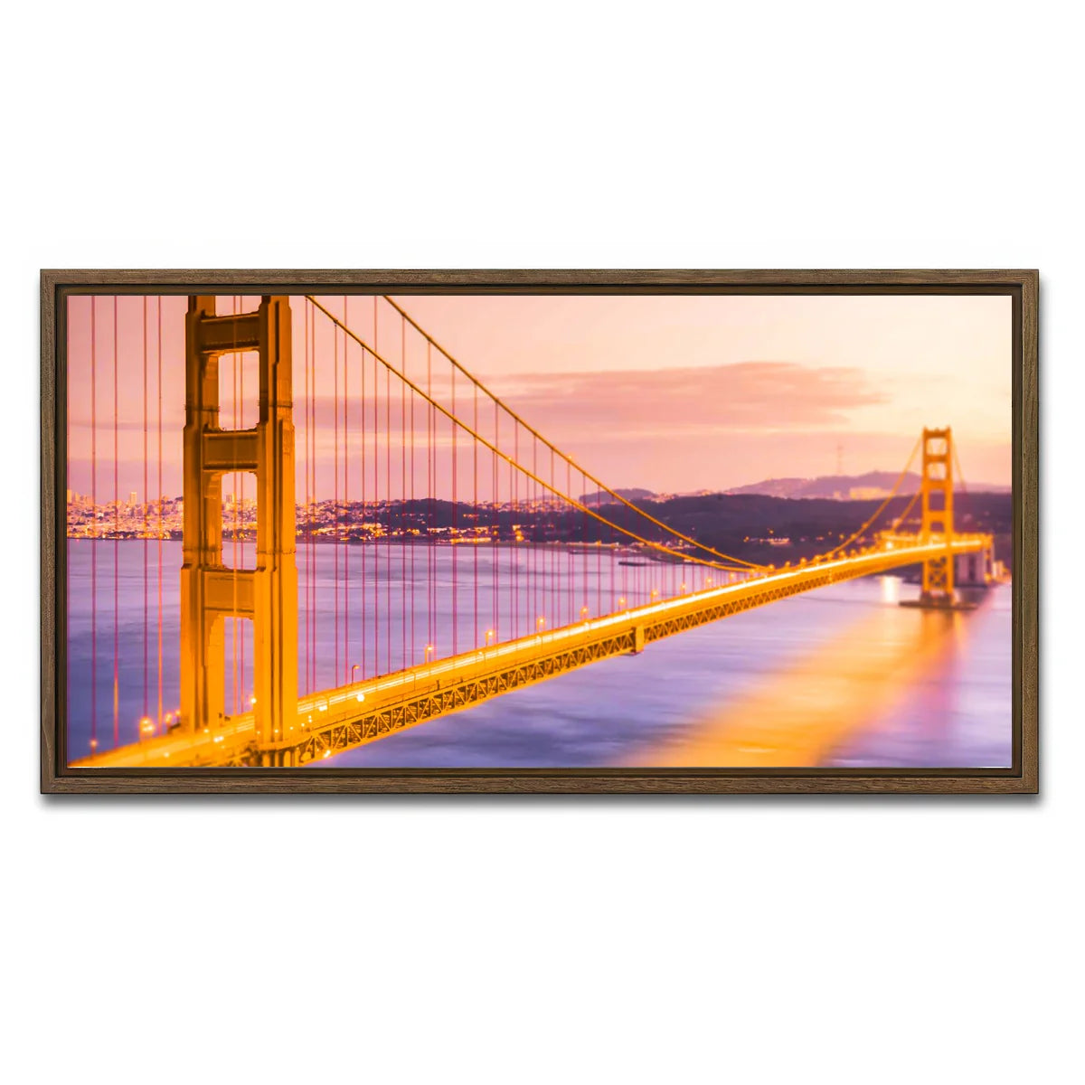 Golden Gate Golden Wall Art