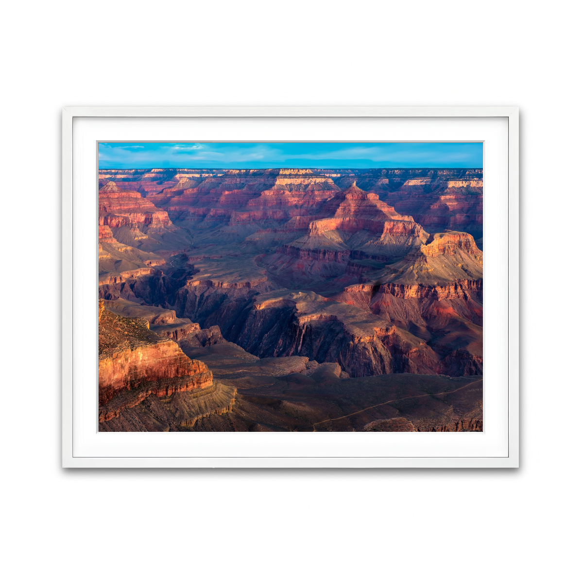 Framed Print 4x3 White