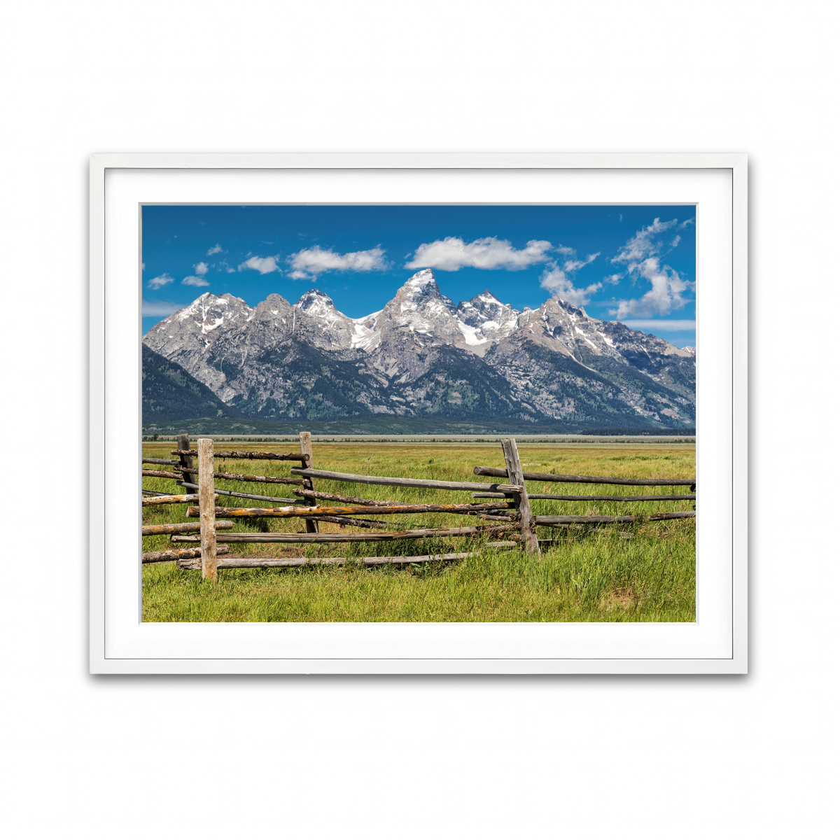Framed Print 4x3 White