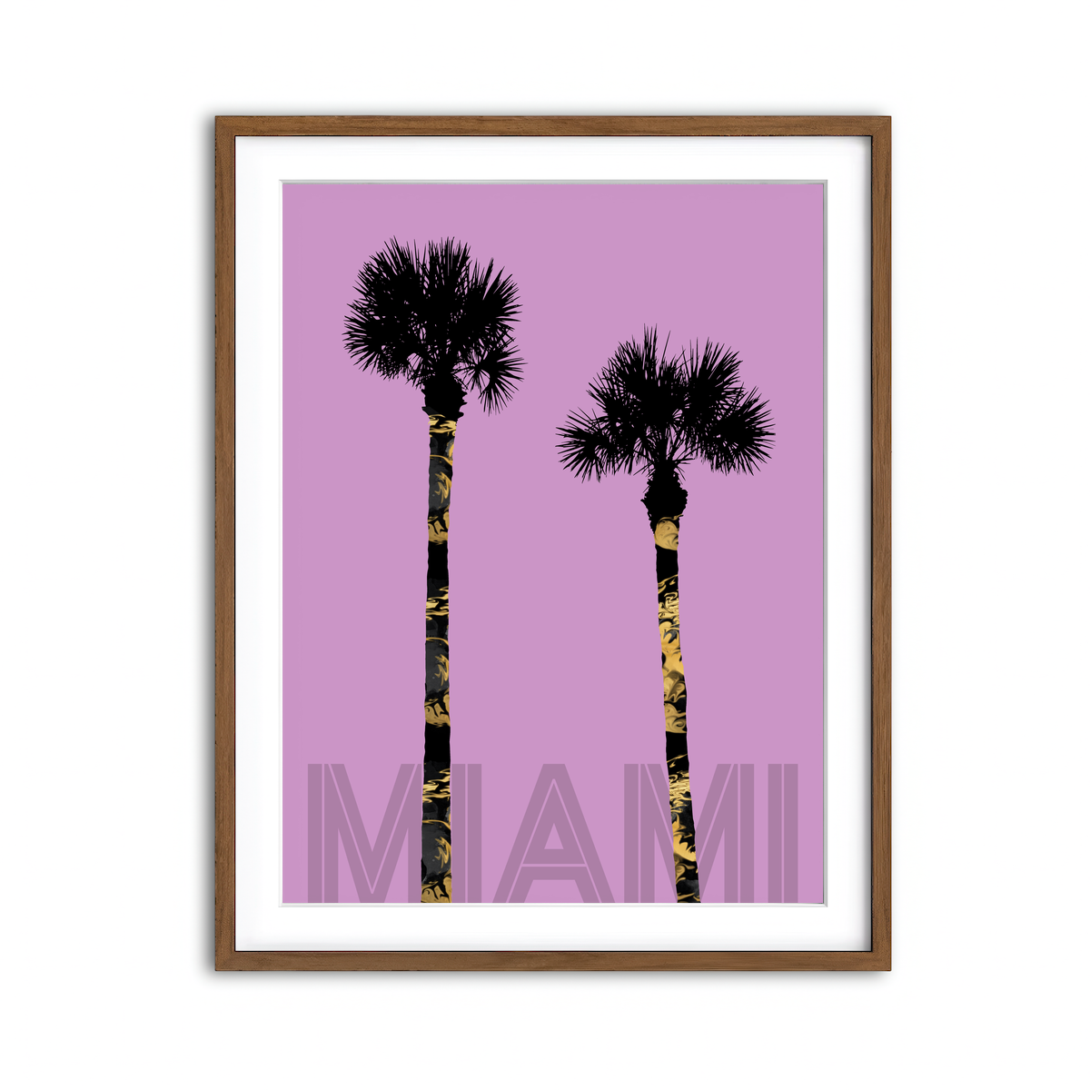 Framed Print 3x4 Walnut