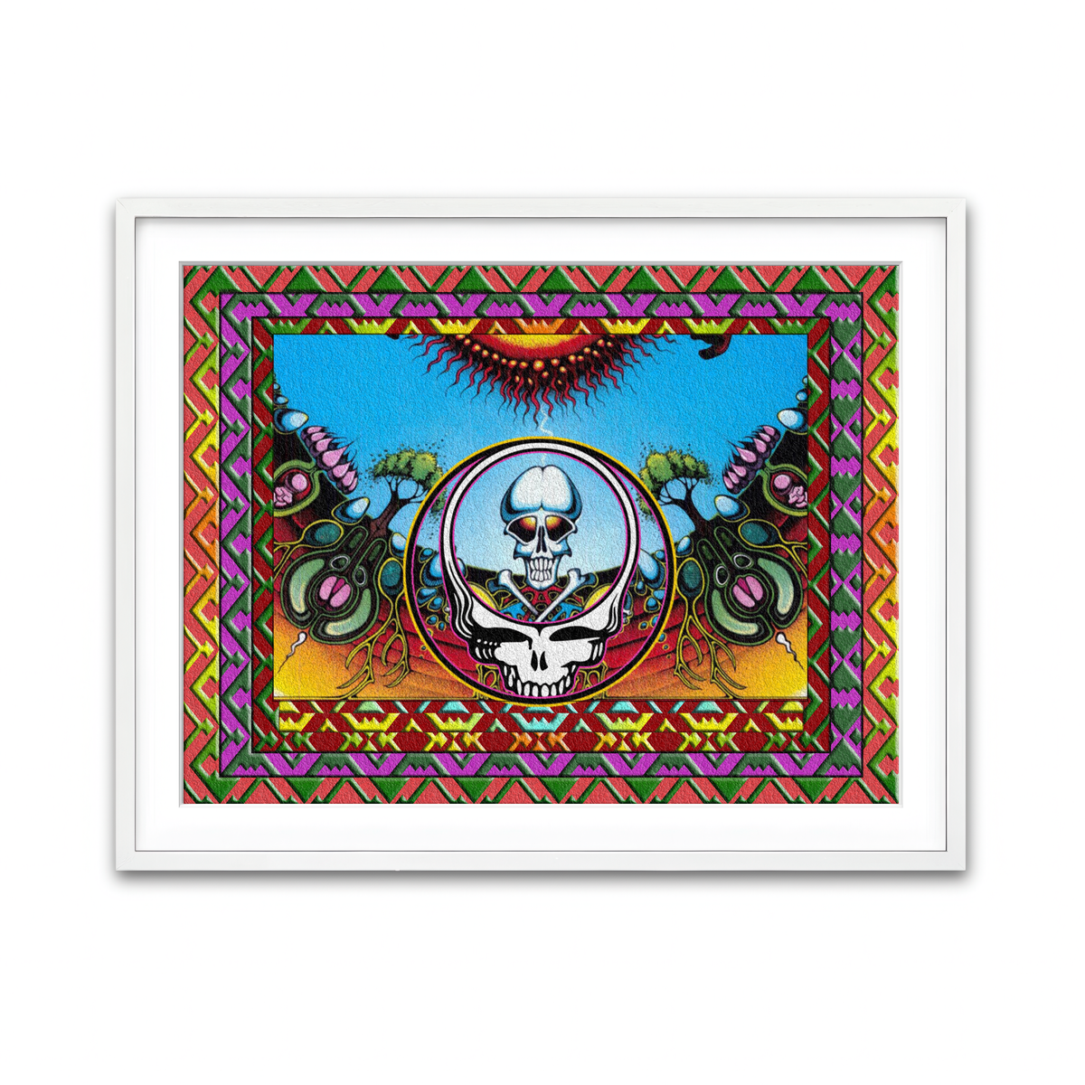 Framed Print 4x3 White