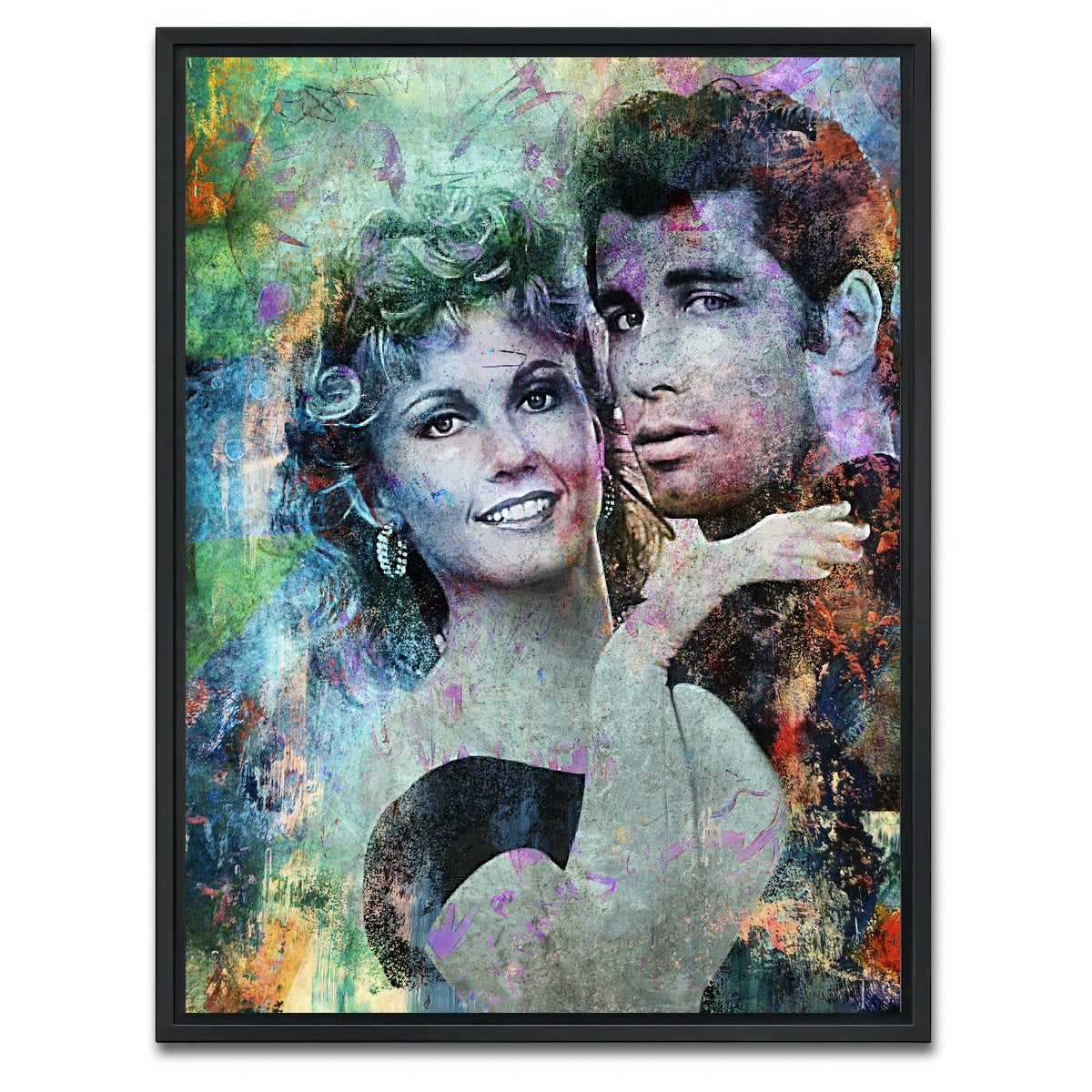 AUTO-MOCKUP WHITE | Grease | 1 Piece | Black Framed Canvas | group=3x4