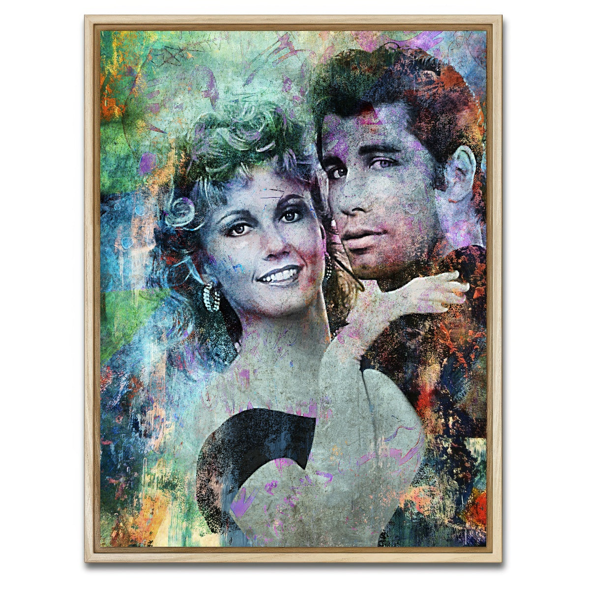 AUTO-MOCKUP WHITE | Grease | 1 Piece | Natural Framed Canvas | group=3x4