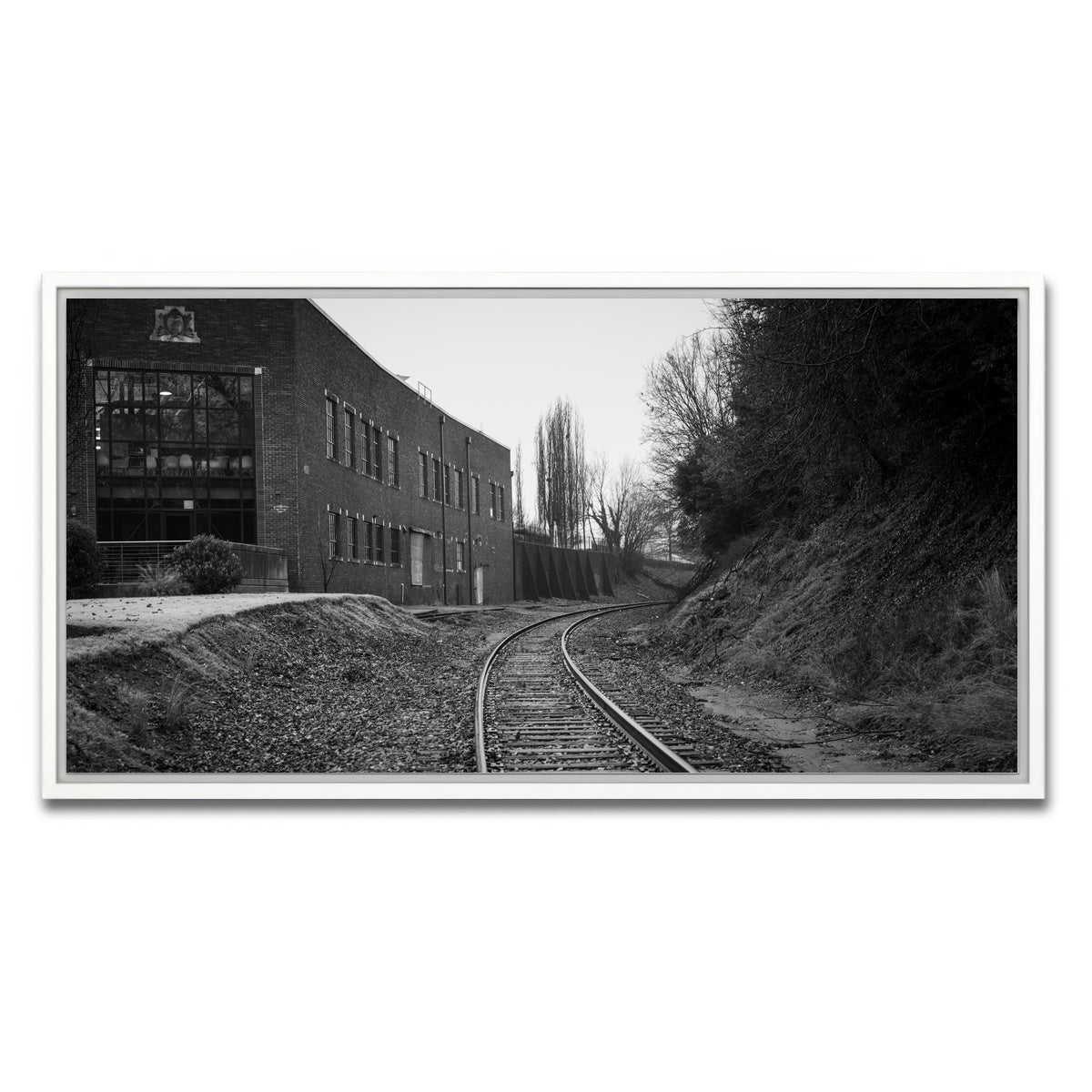 AUTO-MOCKUP WHITE | Greenville South Carolina Tracks | 1 Piece | White Framed Canvas | group=2x1