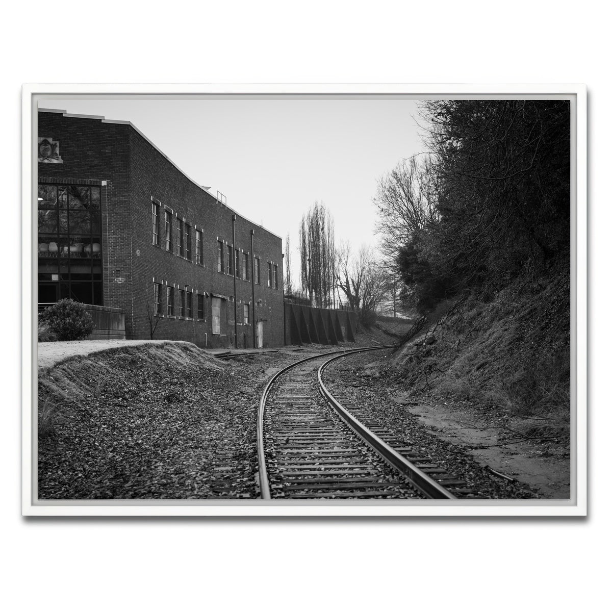 AUTO-MOCKUP WHITE | Greenville South Carolina Tracks | 1 Piece | White Framed Canvas | group=4x3