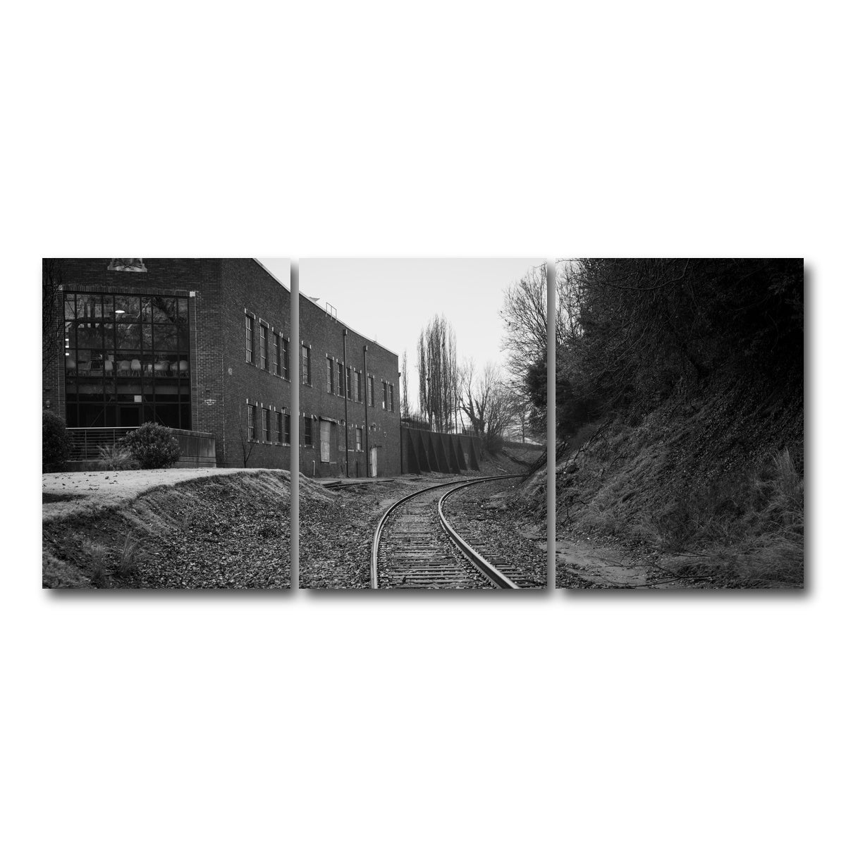 AUTO-MOCKUP WHITE | Greenville South Carolina Tracks | 3 Piece | Gallery Wrap Canvas | group=18x24