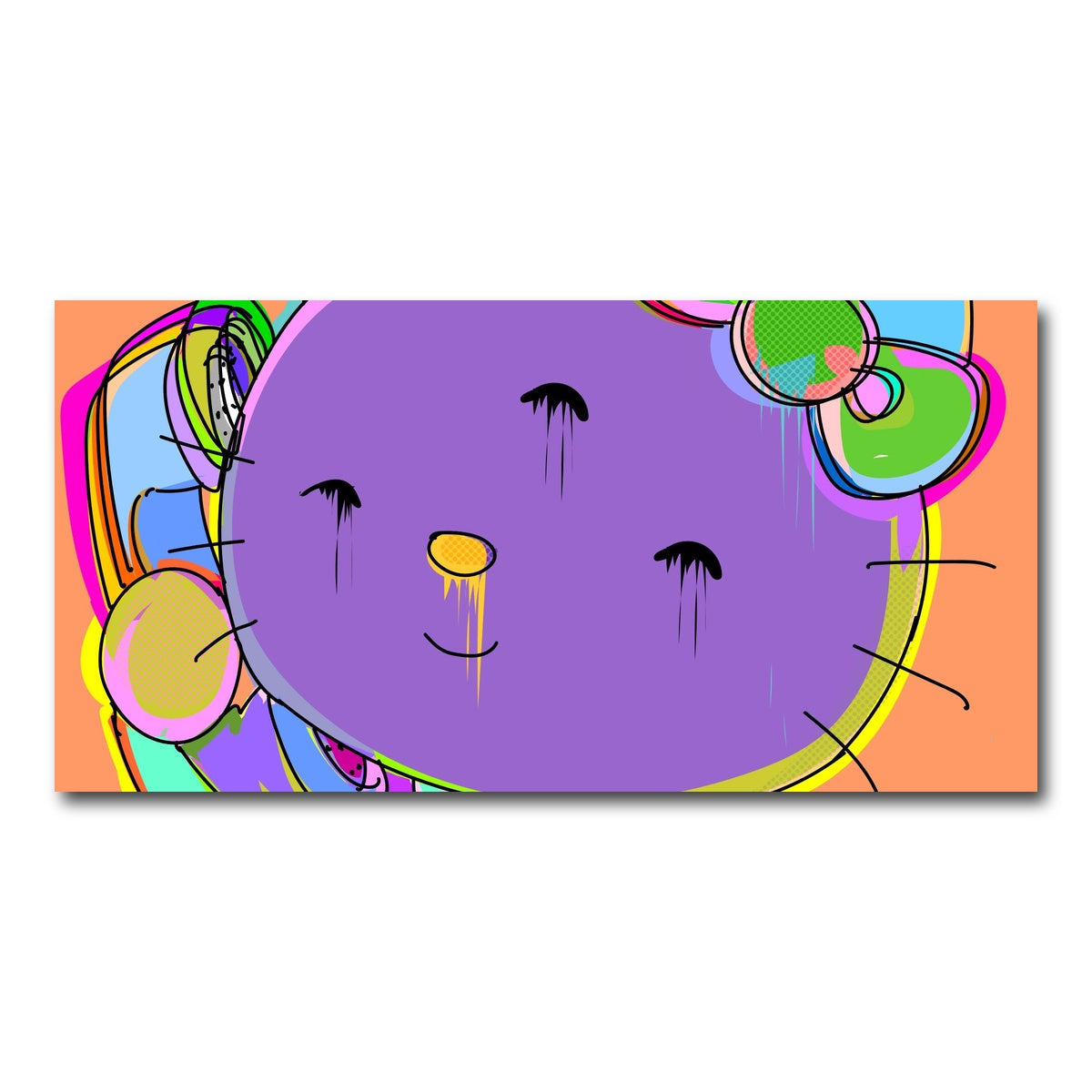 AUTO-MOCKUP WHITE | HELLO KITTY | 1 Piece | Gallery Wrap Canvas | group=2x1