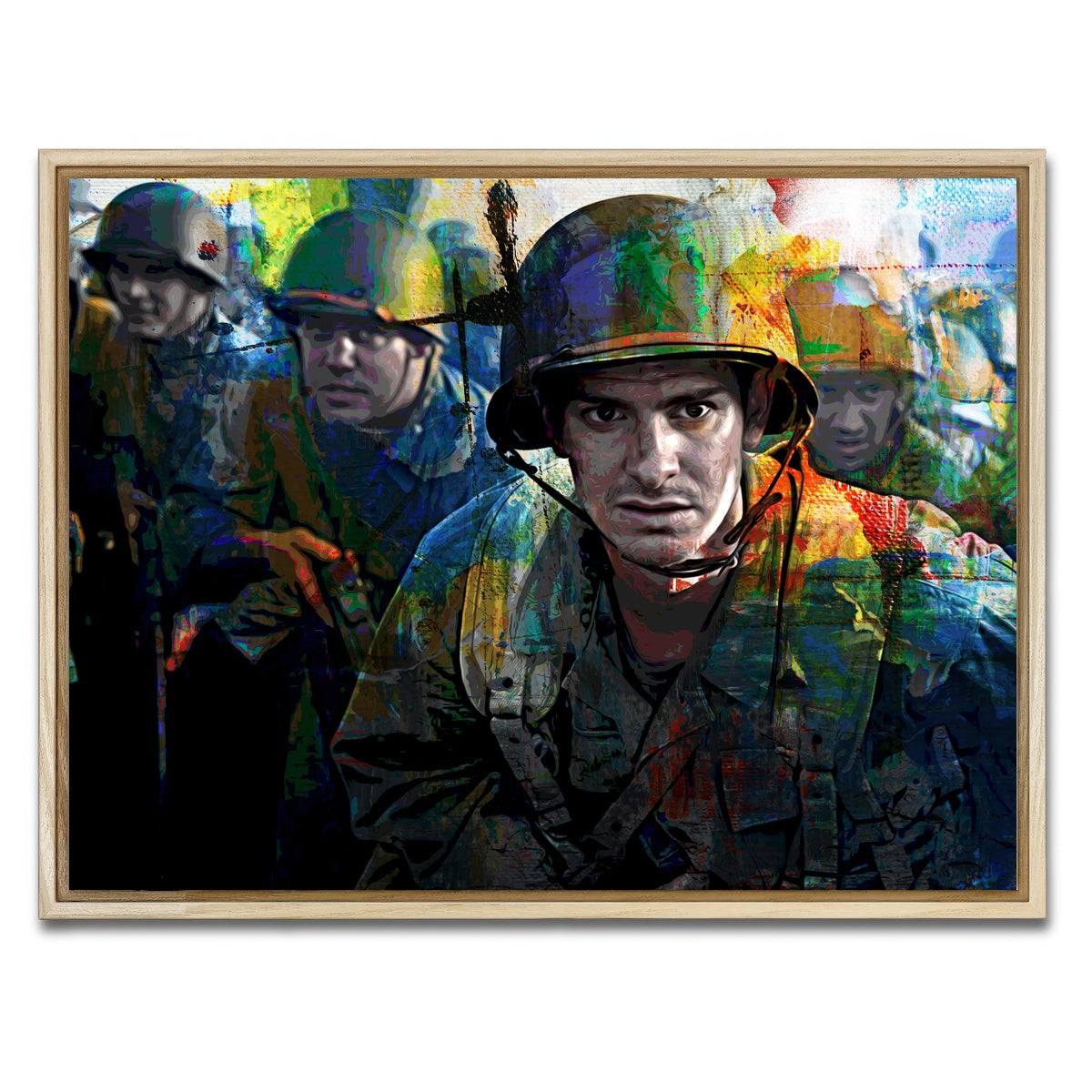 AUTO-MOCKUP WHITE | Hacksaw Ridge | 1 Piece | Natural Framed Canvas | group=4x3