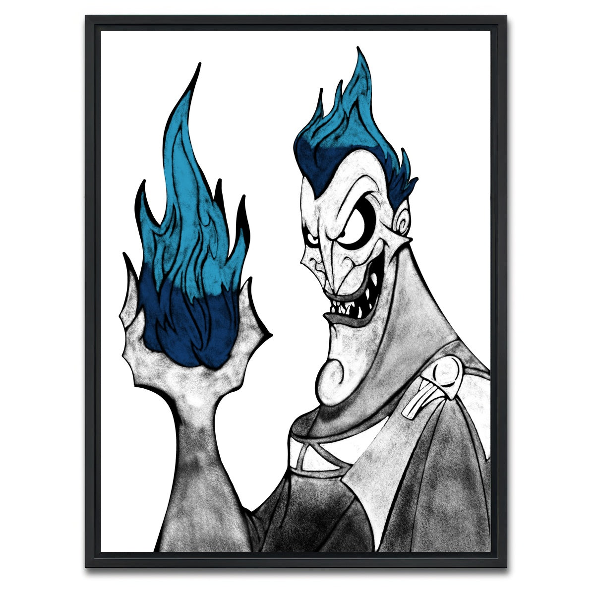 AUTO-MOCKUP WHITE | Hades | 1 Piece | Black Framed Canvas | group=3x4
