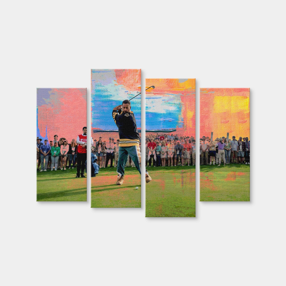 AUTO-MOCKUP WHITE | Happy Gilmore 2 | 4 Piece | Gallery Wrap Canvas | group=4_normal