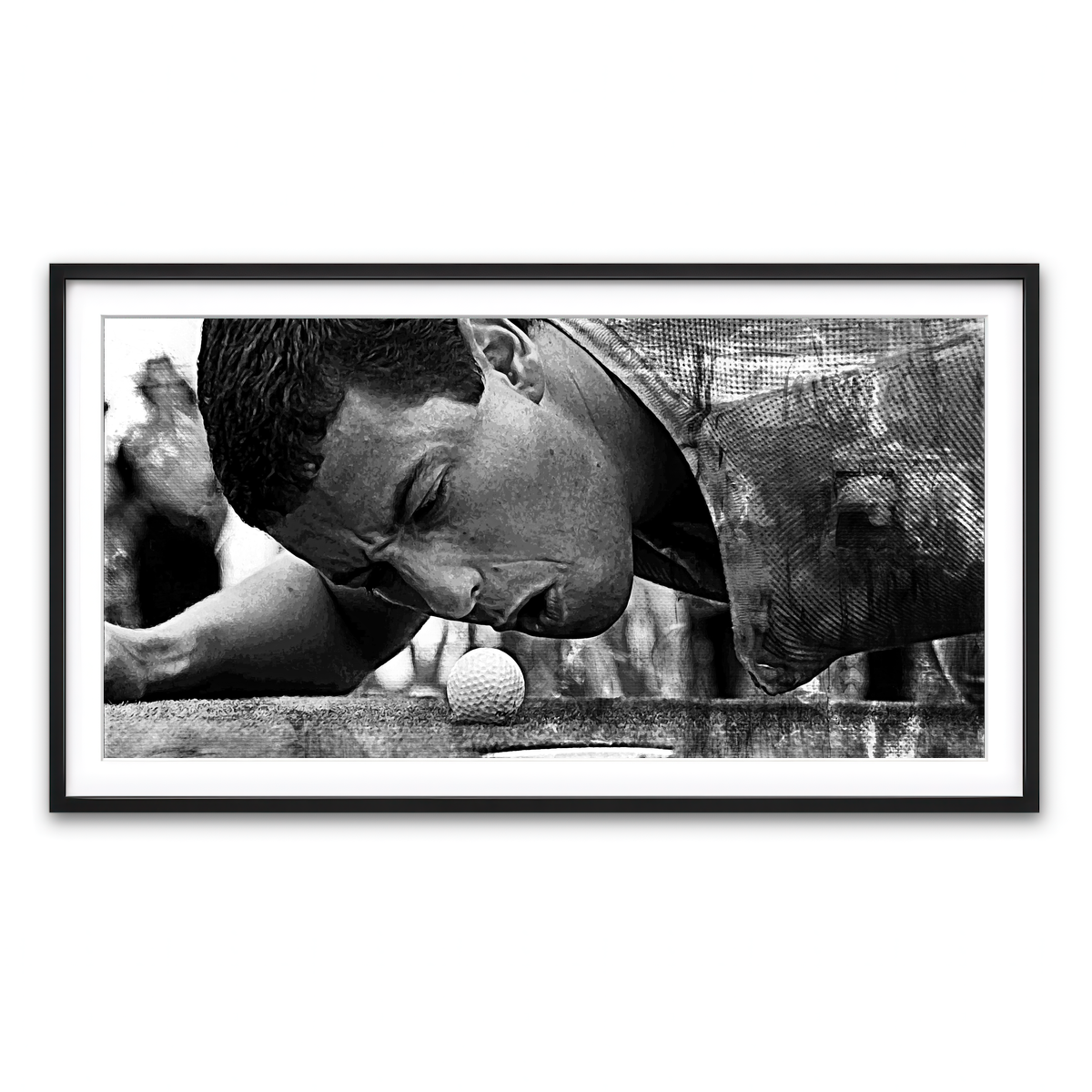 Happy Gilmore Grayscale Wall Art