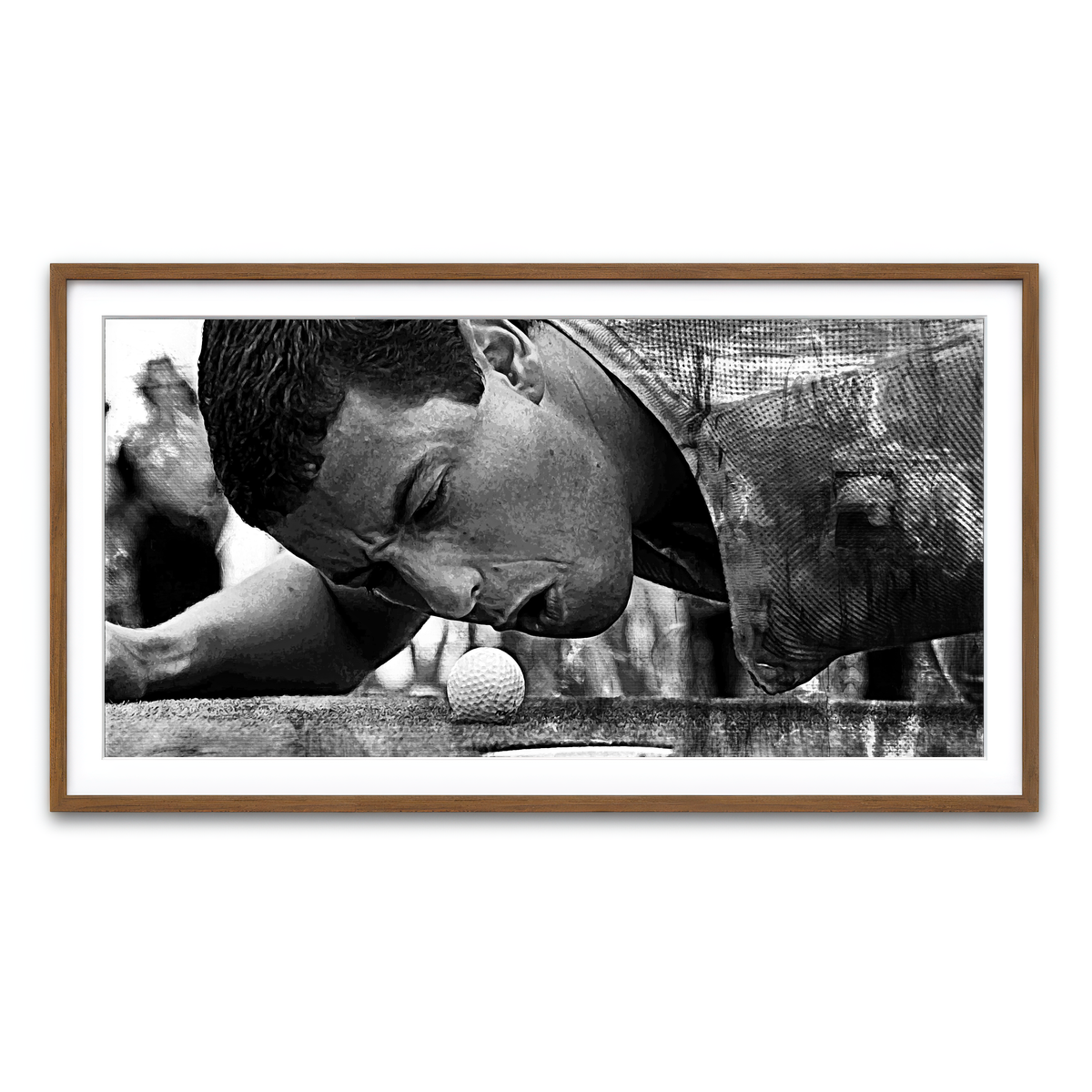 Happy Gilmore Grayscale Wall Art