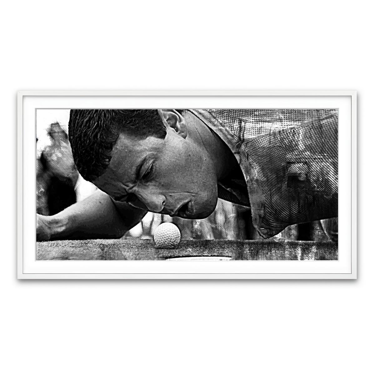 Happy Gilmore Grayscale Wall Art