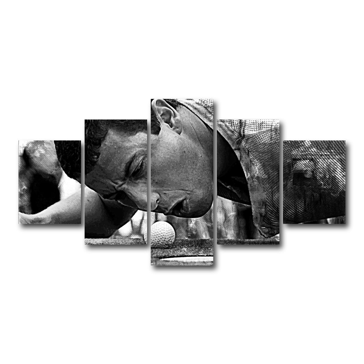 Happy Gilmore Grayscale Wall Art