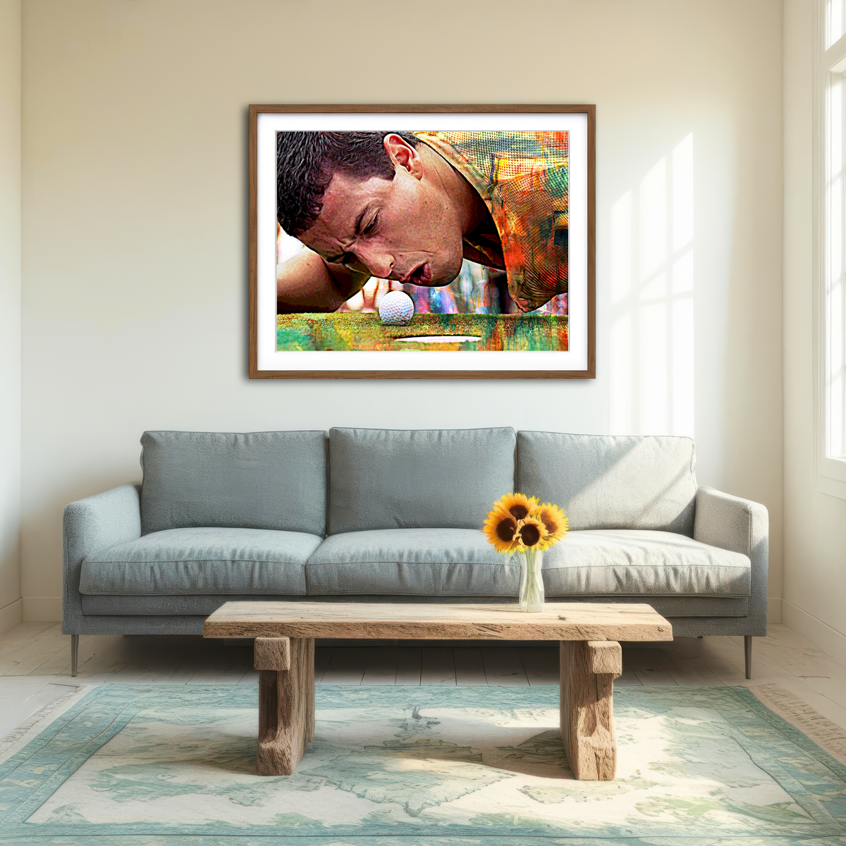 AUTO-MOCKUP ROOM | Happy Gilmore Wall Art