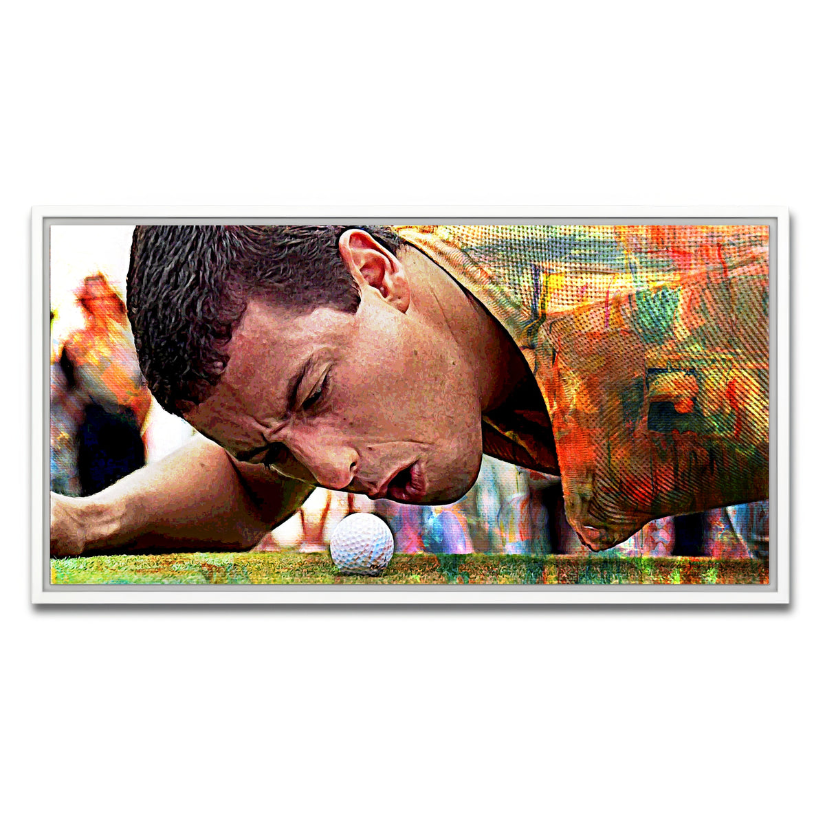 AUTO-MOCKUP WHITE | Happy Gilmore | 1 Piece | White Frame | group=2x1