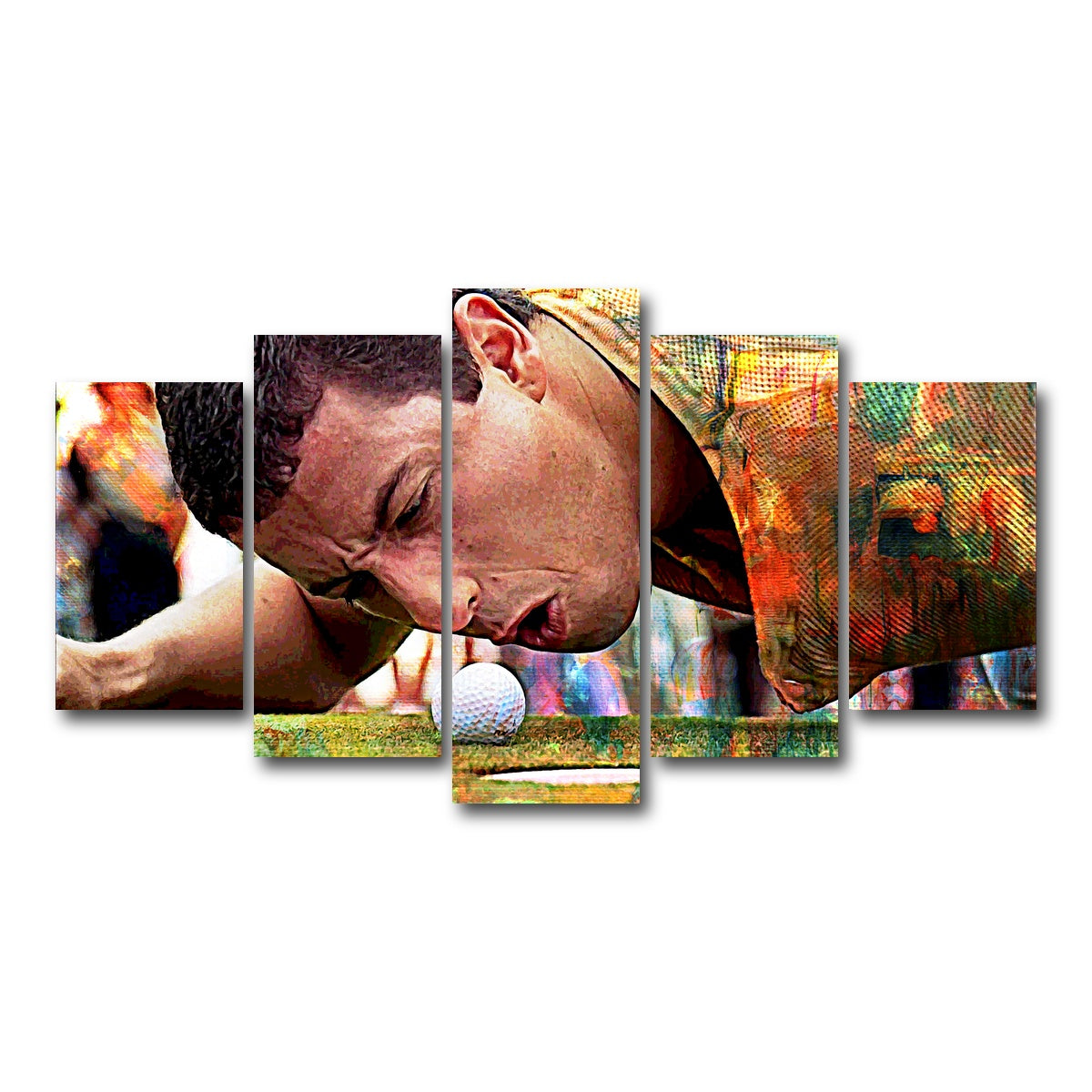 AUTO-MOCKUP WHITE | Happy Gilmore | 5 Piece | Gallery Wrapped | group=5_normal