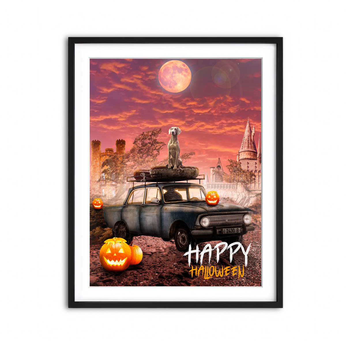 Framed Print 3x4 Black