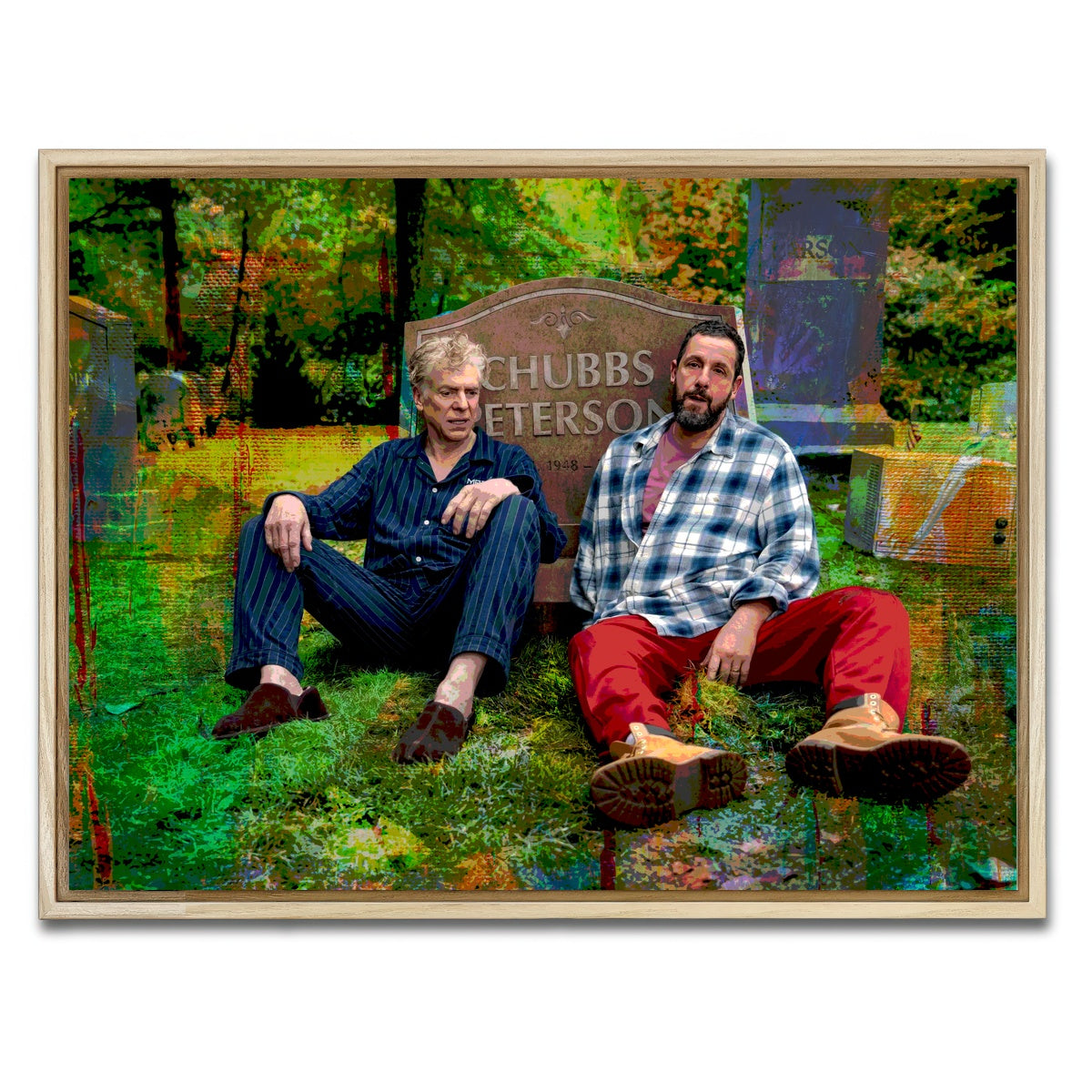 AUTO-MOCKUP WHITE | Happy & Shooter Reunion | 1 Piece | Natural Framed Canvas | group=4x3