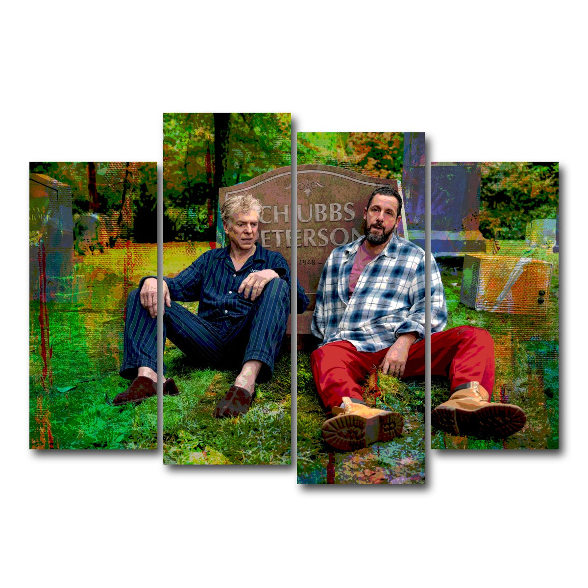 AUTO-MOCKUP WHITE | Happy & Shooter Reunion | 4 Piece | Gallery Wrap Canvas | group=4_normal