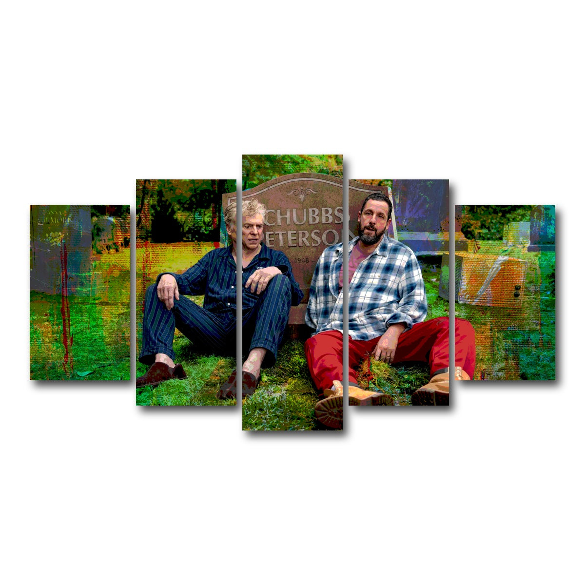 AUTO-MOCKUP WHITE | Happy & Shooter Reunion | 5 Piece | Gallery Wrap Canvas | group=5_normal