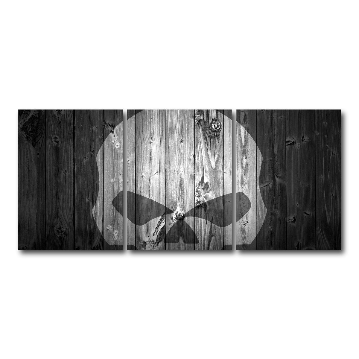AUTO-MOCKUP WHITE | Harley Skull | 3 Piece | Gallery Wrap Canvas | group=18x24