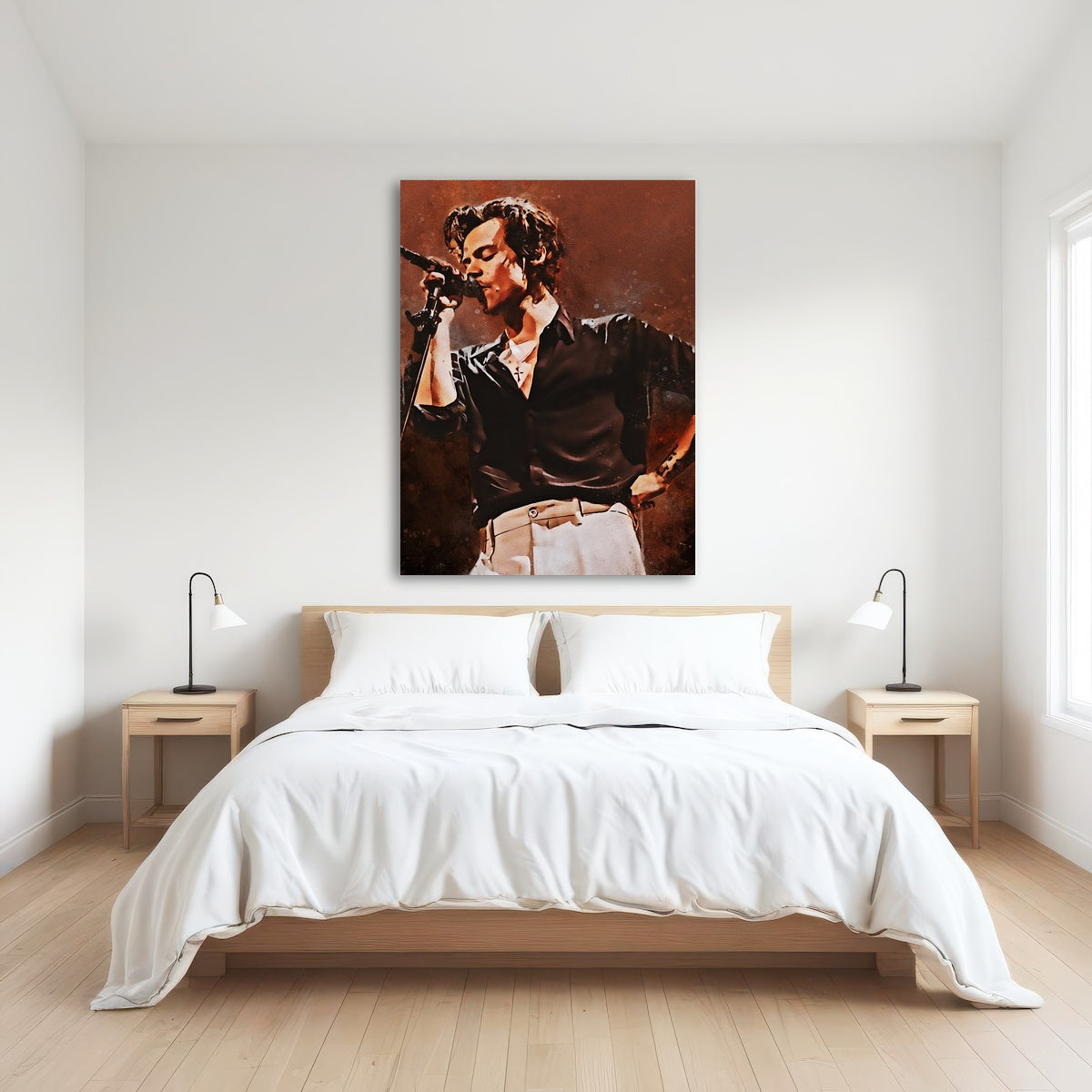 Harry Styles Painting Wall Art