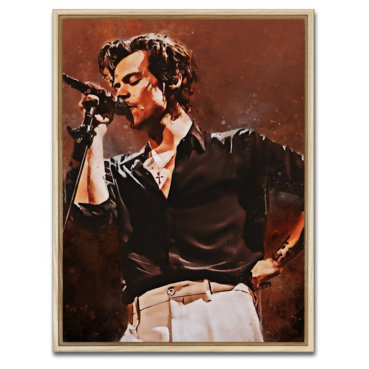 Harry Styles Painting Wall Art