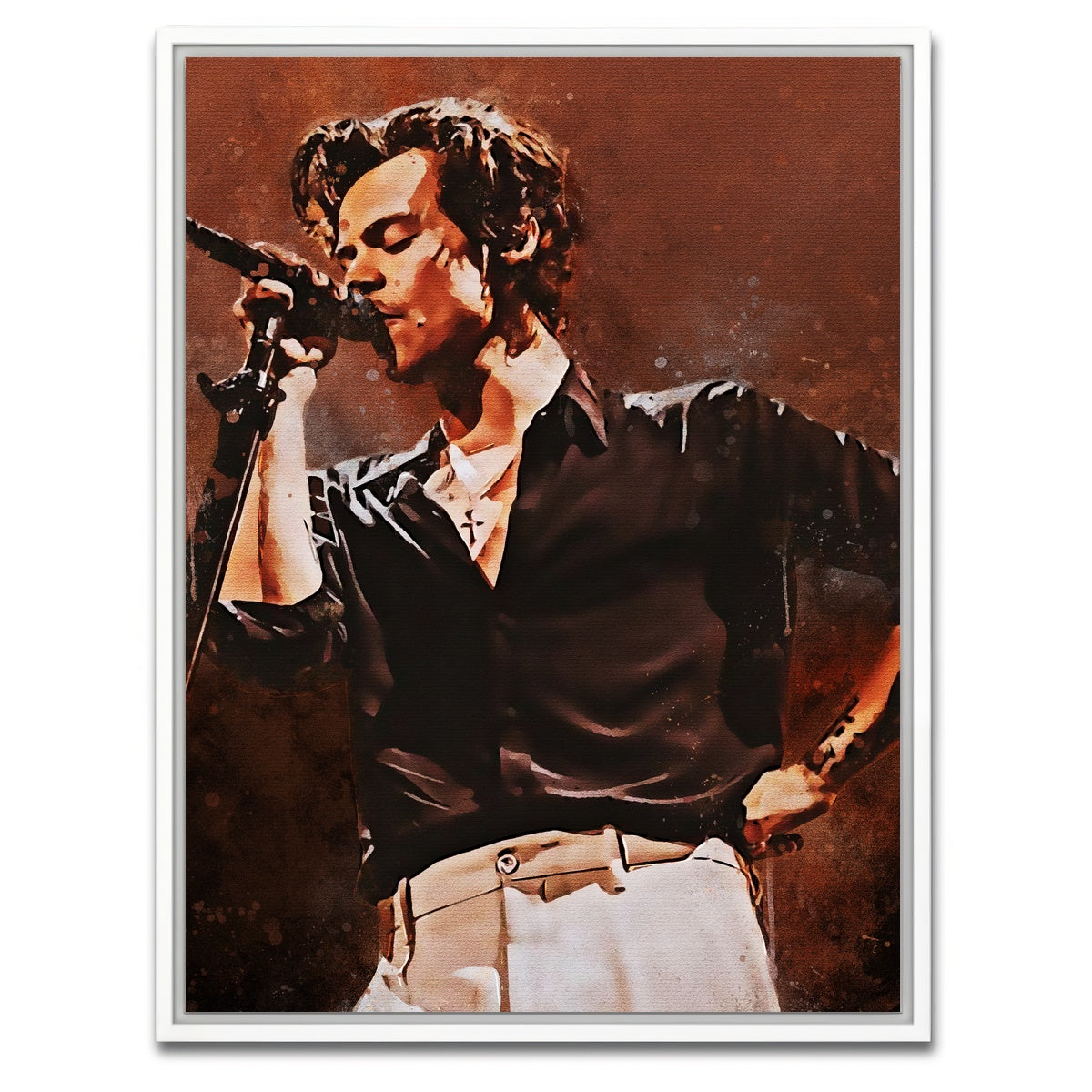 Harry Styles Painting Wall Art