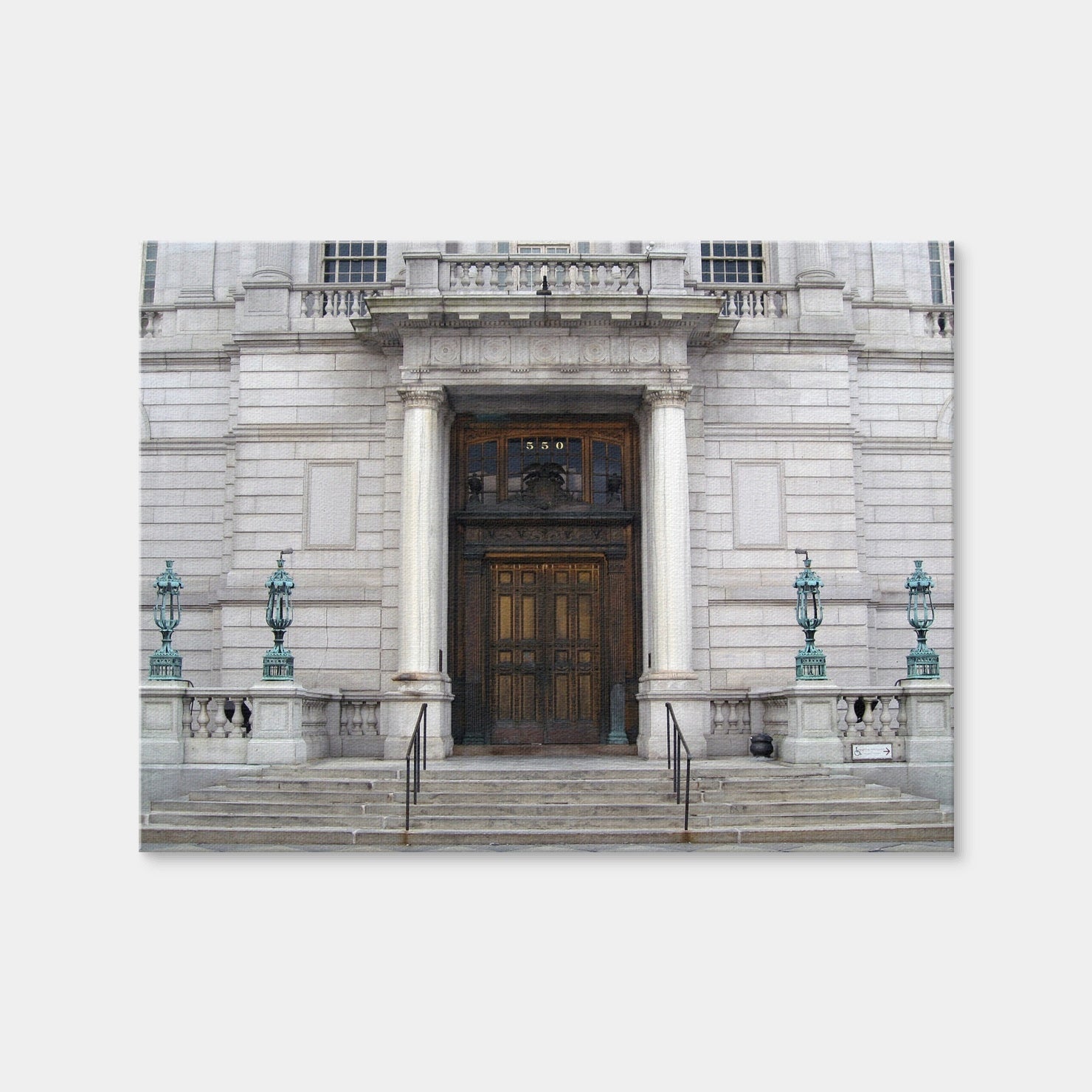 AUTO-MOCKUP WHITE | Hartford Connecticut Town Hall | 1 Piece | Gallery Wrap Canvas | group=4x3