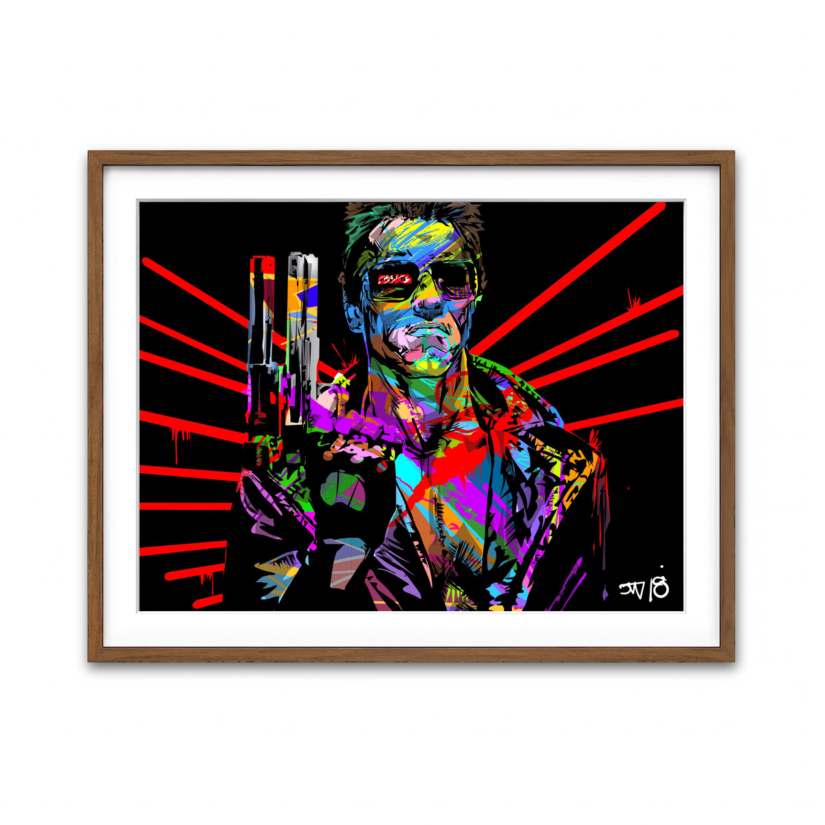 Framed Print 4x3 Walnut