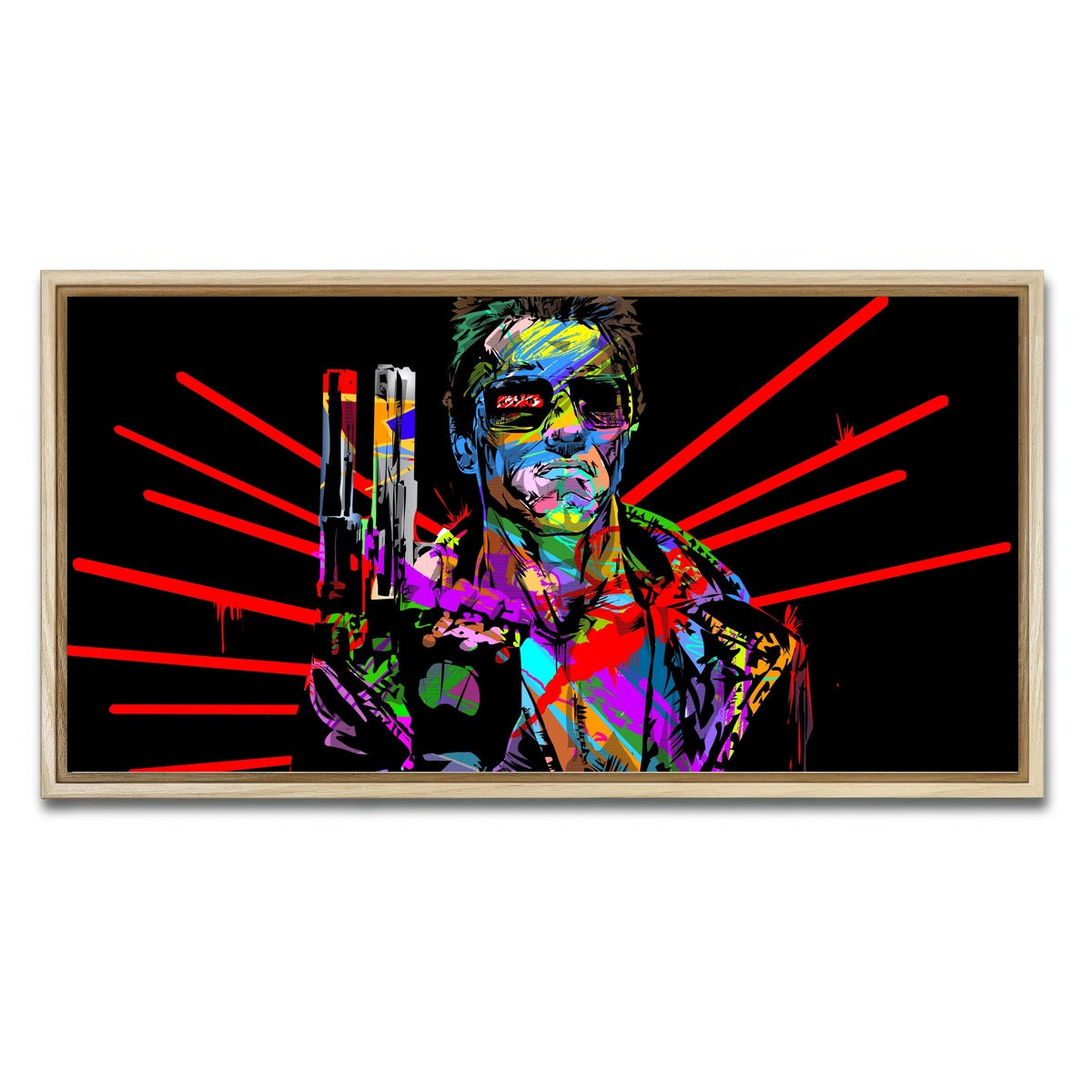 AUTO-MOCKUP WHITE | Hasta La Vista | 1 Piece | Natural Framed Canvas | group=2x1