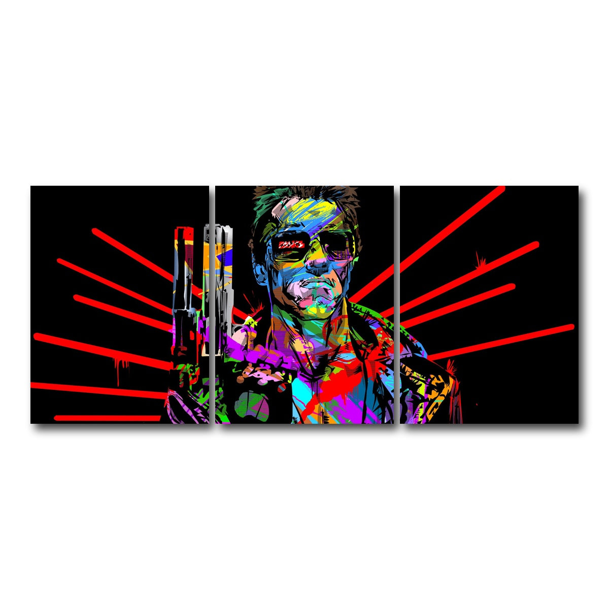 AUTO-MOCKUP WHITE | Hasta La Vista | 3 Piece | Gallery Wrap Canvas | group=18x24