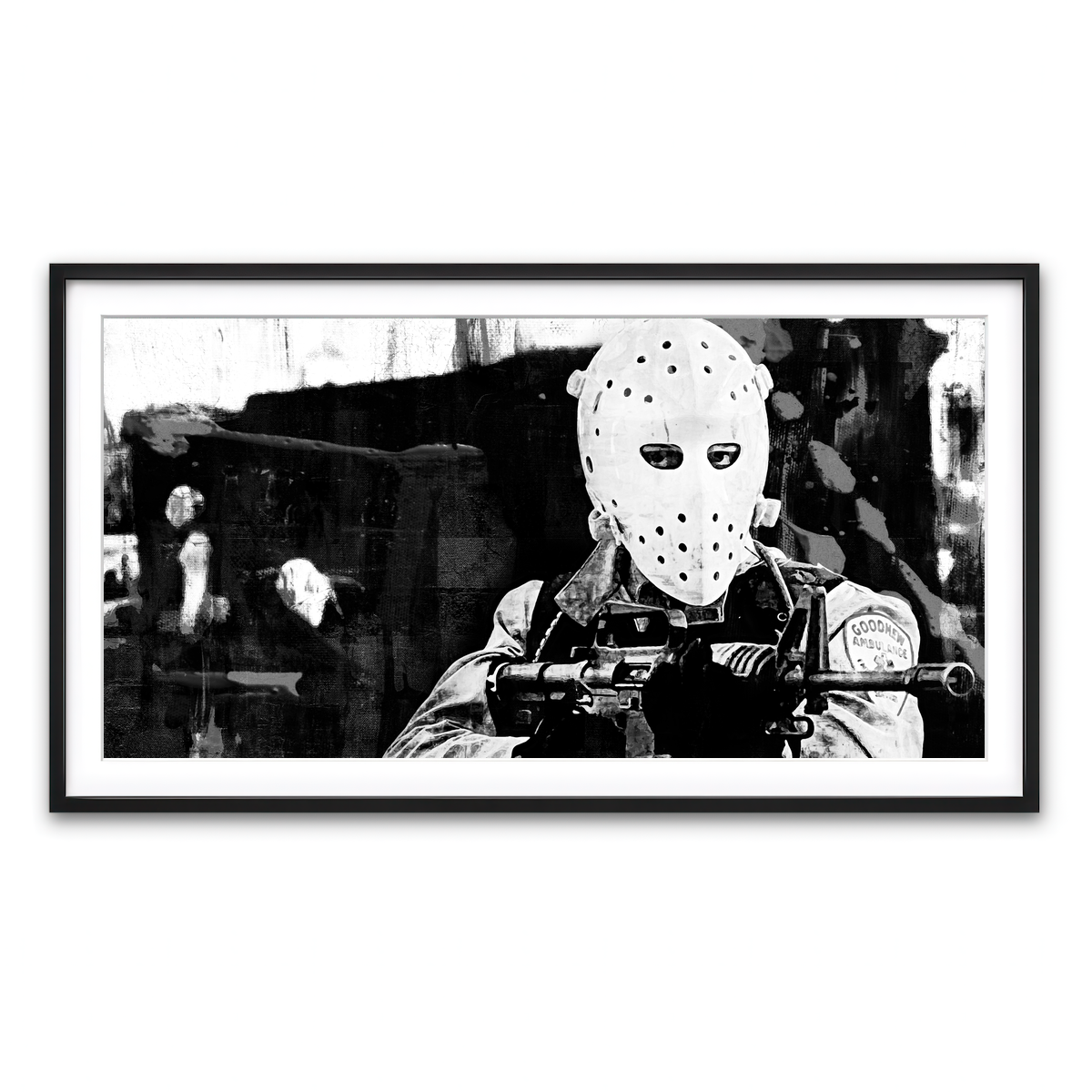 Framed Print 2x1 Black