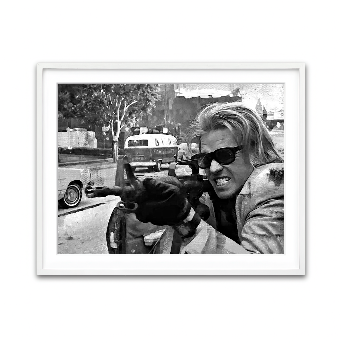 Framed Print 4x3 White