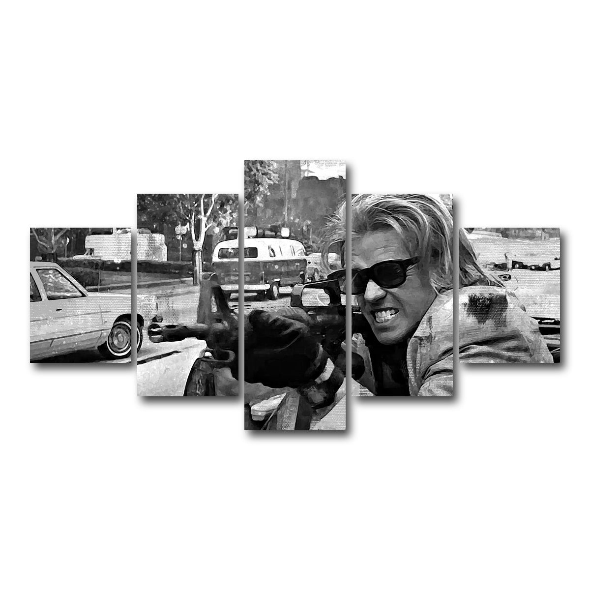 AUTO-MOCKUP WHITE | Heat Grayscale | 5 Piece | Gallery Wrap Canvas | group=5_short