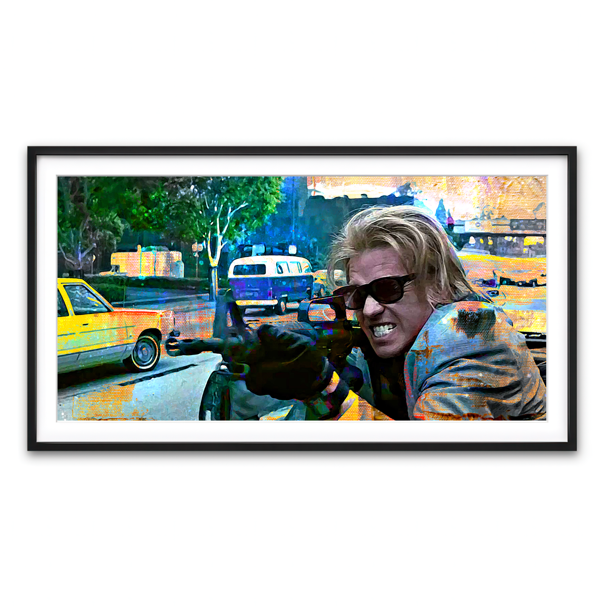 Framed Print 2x1 Black